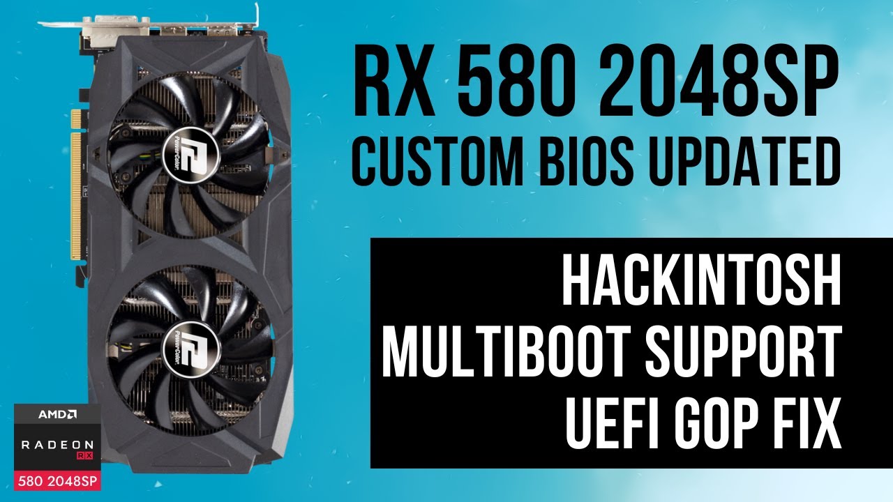 UPDATED & FINAL: Unlock Chinese RX 580 2048SP for hackintosh with