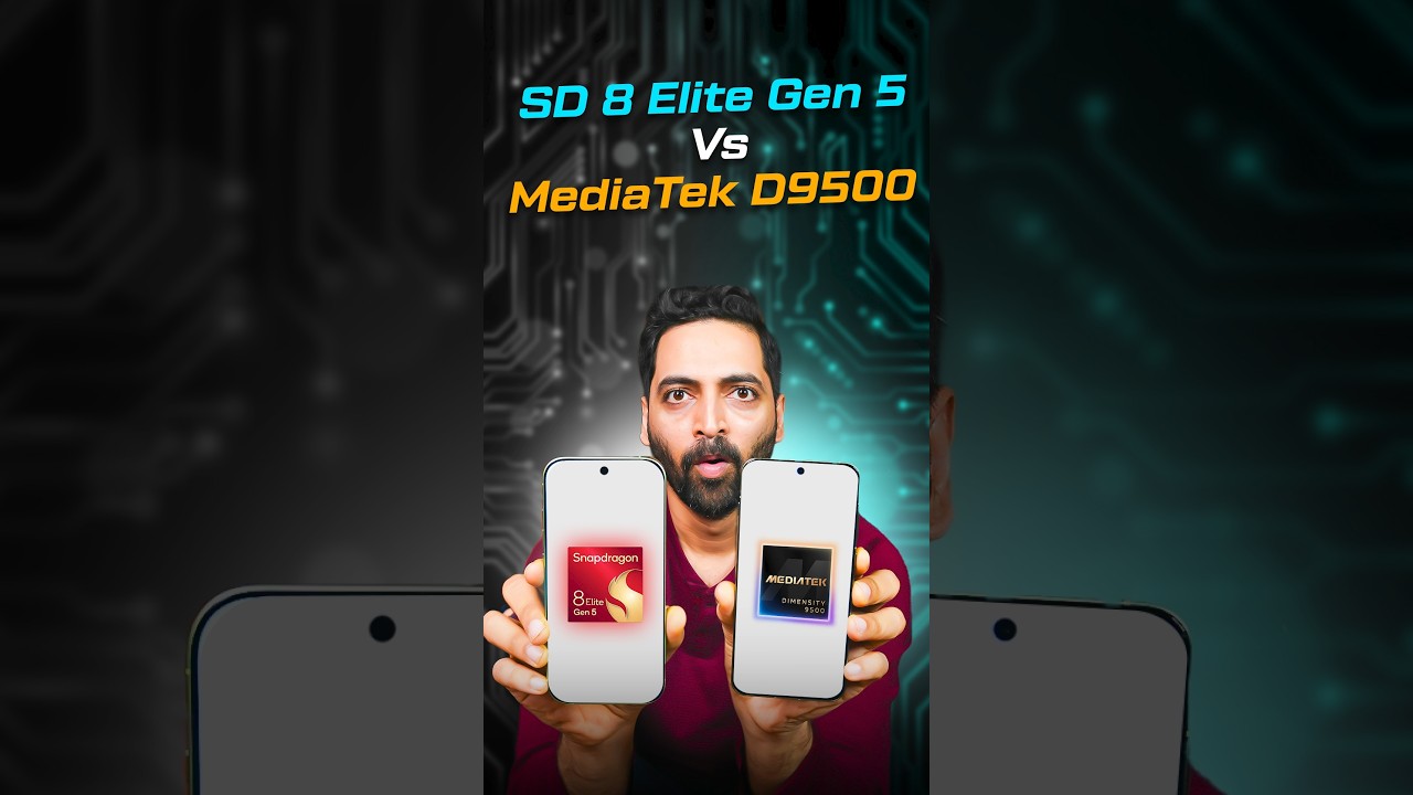 Flagship WAR : SD 8 Elite Gen 5 Vs D9500🔥 #shorts