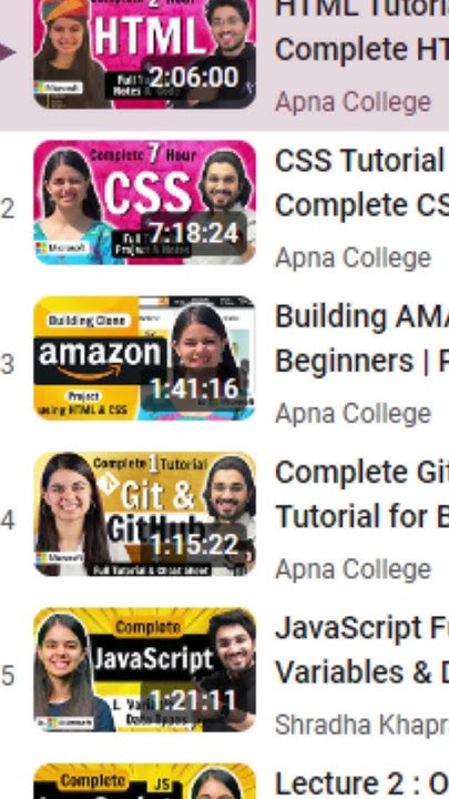 Javascript apna college - YouTube