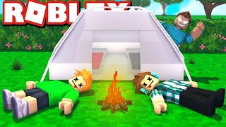 Roblox - THE GUY CAME BACK TO THE CAMPSITE !! ( Roblox Camping )