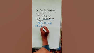 #shorts gemiddelde omzet en marginale omzetfunctie