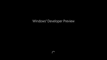 Windows 8 Build 8102 (Windows Developer Preview) Startup & Shutdown