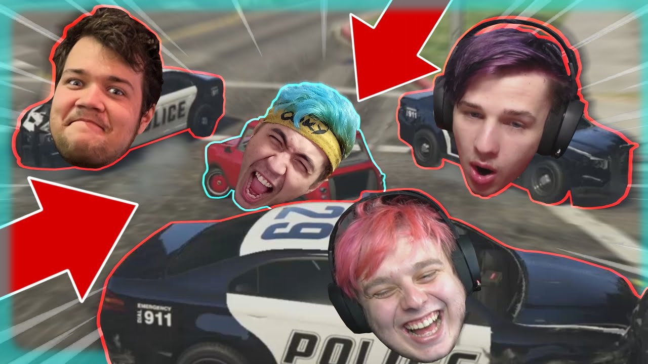 HRAJEME SI NA POLICAJTY A ZLODĚJE!!!|GTA V/w @marwex99, @Morryeej a @BowTeaG|