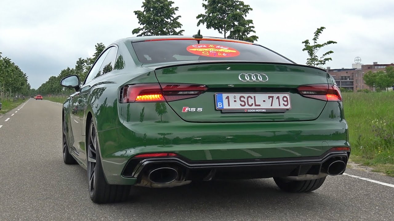 ⁣2018 Audi RS5 Coupe - Start up, Revs & Accelerations!