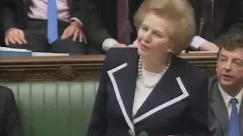 Margaret Thatcher's last Prime Minister's Question...