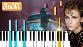 Taylor Swift - "Delicate" Piano Tutorial - Chords - How To Play - Cover screenshot 1