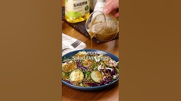 3 Summer Salad Dressing Recipes | Around the Table with LDC #short #saladdressing