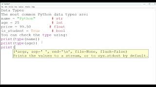 PYTHON IN 5 MINUTES FOR BEGINEERS: ZERO TO CODER
