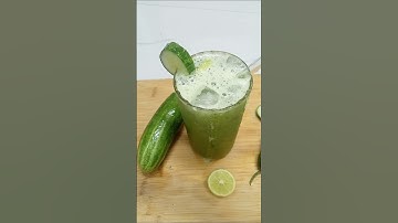 Cucumber Lemonade 🥒🍋🍸#shorts#ytshorts#cucumber#juice #lemonade