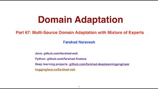 Part 67: multi-source domain adaptation with mixture of experts