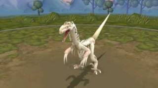 Spore: dromaeosauride skeleton