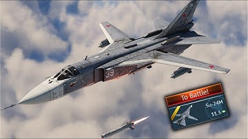 💥 Su-24M Fencer | Tactical Bomber CAS Rampage in War Thunder!