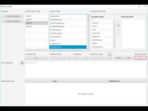 Hello B4J - Beginning SQL Queries with SQLite Visually Part 1
