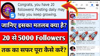 Download lagu Congrats, you have 20 followers! Posting daily may help you keep growing | Social Media Growth Tips