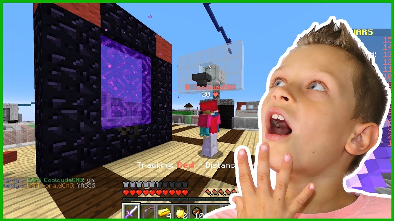 Building Nether Portal with Cool Dude against The WORLD