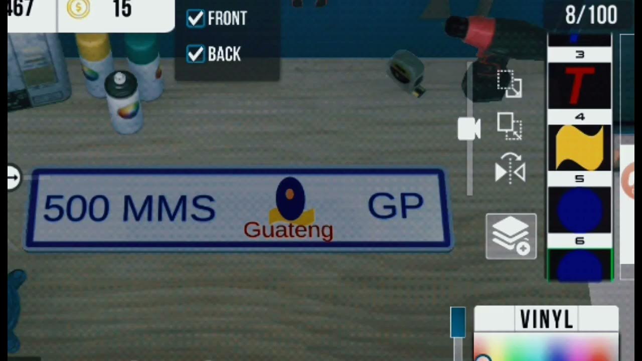 how to make a number plate on car parking multiplayer new update YouTube