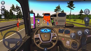 2x 고속 트럭 운송 운전 고속도로 🚚👮 트럭 시뮬레이터: 궁극기 - BEST 2021 자동차 시뮬레이터 게임 Android/IOS 게임 플레이 screenshot 5