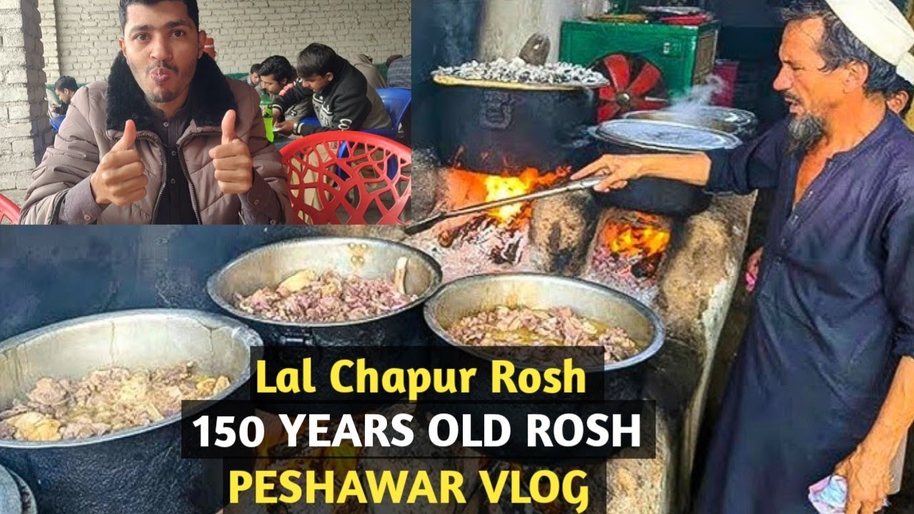 Pakistan Rosh Famous Lal Chafoor Rosh of Kharkhano Bazar 😍 | Street Food Pakistan ...