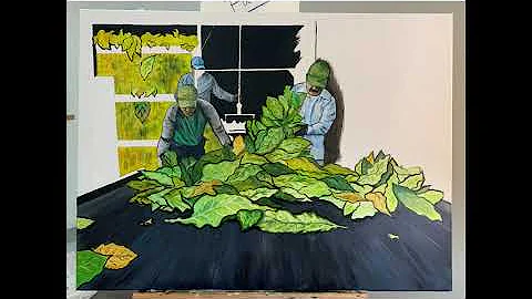 Tobacco Hanging by Rebecca Watkins