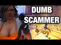 DUMB SCAMMER tried to SCAM ME!! 😖😭 (Scammed Get Scammed) Fortnite Save The World