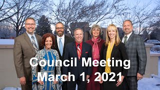 Arvada City Council Meeting - March 1, 2021