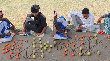 Crazy vegetable fighting game | Village genius game using fresh vegetables brain challenge |