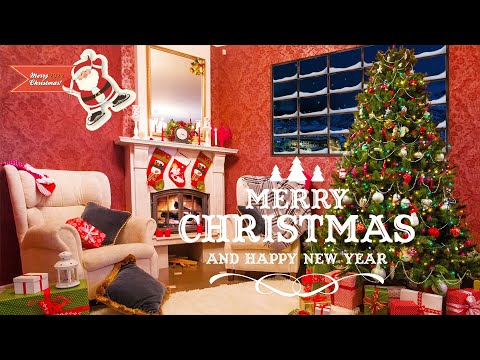 Christmas Music From Another Room - Relaxing Christmas Ambience with Muffled Christmas Music