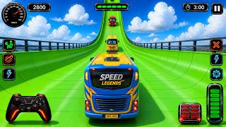 Mega Ramp Sport Bus 🚌 Racing 3D -Extreme Car Stunts -Android Gameplay Part-37 screenshot 1