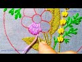 Beautiful Flower Embroidery, Magic of Needlework, Easy Embroidery Design, 2021 Flower Embroidery-263