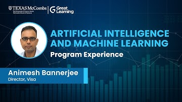 PGP in Artificial Intelligence and Machine Learning Review by Animesh Bannerjee, Director at Visa