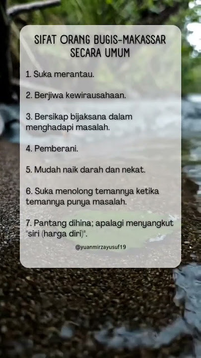 Sifat orang Bugis dan Makassar #shorts #status #sifat #bugis #makassar