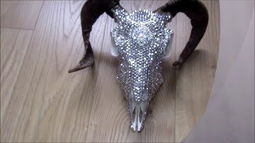 LED Sheep Ram Skull - Neopixel Lamp - Arduino Skull