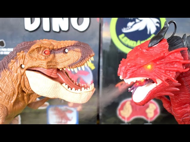 Brinquedo Dinossauro T-Rex Solta Fumaça com Luz e Som - SETOR STORE