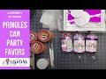 DIY Pringles Can Party Favor with Dome - how to assemble tutorial