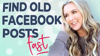 How to FIND OLD POSTS On Facebook 2021| Facebook Profile Tutorial