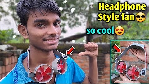 How to make mini fan at home😍 | Summer experiment | AK technical amrit | Samar experiment