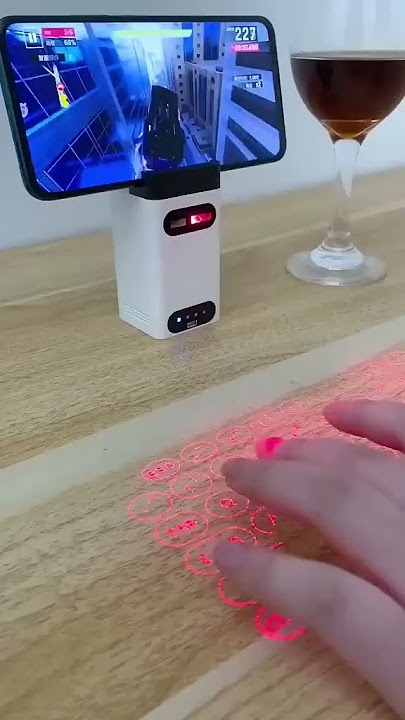 💡Laser KeyboardPortable ⌨️Virtual Laser Keyboard Bluetooth Keyboard With Mouse function 🙌