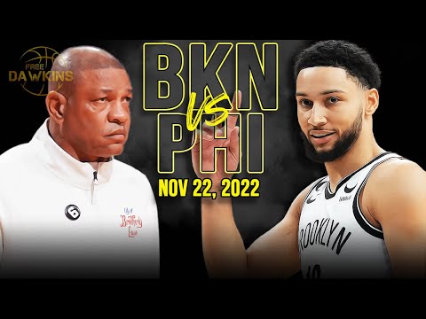 Brooklyn Nets vs Philadelphia 76ers Full Game Highlights | Nov 22, 2022 | FreeDawkins