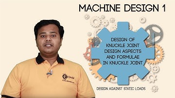 Design Of Knuckle Joint Design Aspects And Formulae In Knuckle Joint - Design Against Static Loads