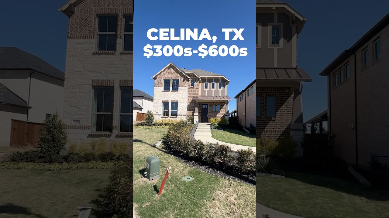 Check out these affordable new homes from the $300s in Celina, TX | Best Dallas Suburbs