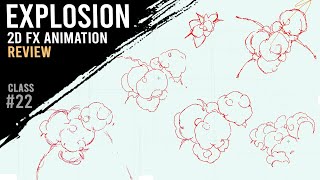 Explosion animation review ["Basics of 2D FX" course] Wealth