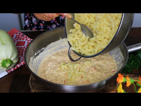 Meal that you will constantly cook. Pasta in zucchini sauce, AMAZING!