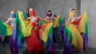 Восточный танец с шелковыми вейлами от танцевального шоу Колибри (Kolibri dance show)