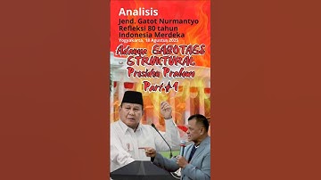 "Sabotase Struktural #1" Jatuhkan Pres. Prabowo | Jend Gatot