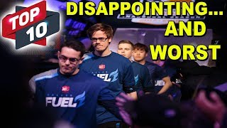 Top 10 Worst And Disappointing Players Of Season 1 Overwatch League!