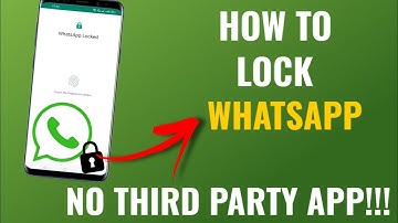 How To Lock Whatsapp | Whatsapp Finger Print Sensor Lock | English