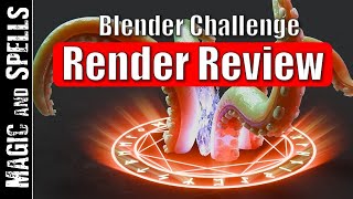 BLENDER CHALLENGE: MAGIC AND SPELLS (RENDER REVIEW)