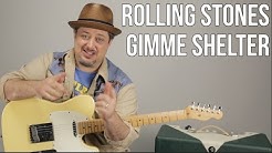 The Rolling Stones - Gimme Shelter - How to Play on Guitar - Lesson + Tutorial