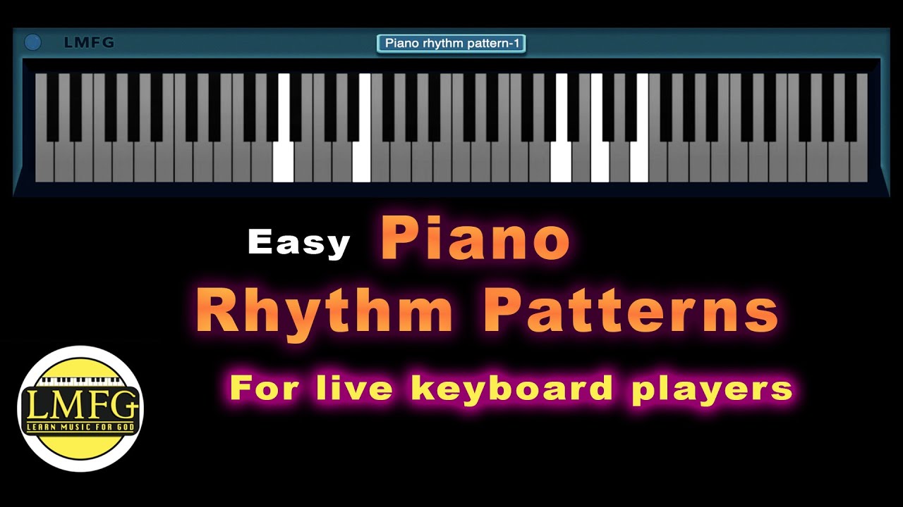 Rhythmic patterns piano lessons technique