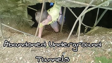 Abandoned underground tunnels. Dawson Forest nuclear facility